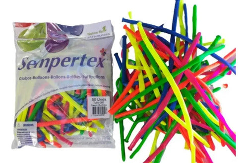 Bomba Mil-figura, Multifigura, Tubito, Sempertex Neón X50