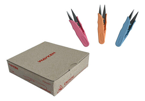 Tijeras Corta Hebras Rematador Para Costura Caja X12 Unid