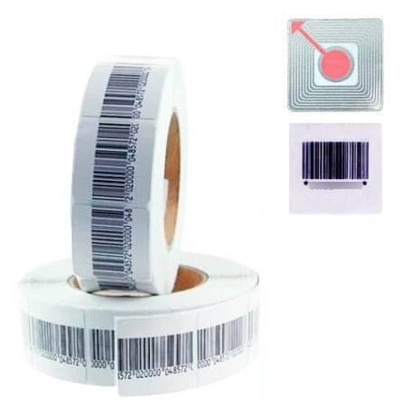 Etiqueta Adhesiva Antihurto Rf Para Ropa 3cm X 3cm 1000 Und