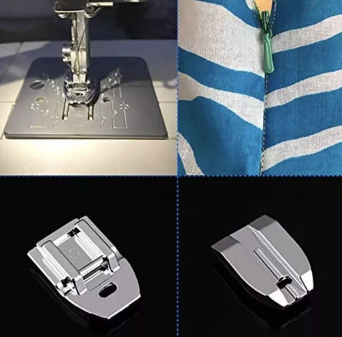 Kit De Costura Para Familiar Tijera, Pies Carreteles X11 Pzs