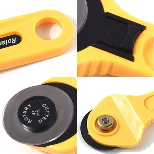 2 Cutter Cortador Rotativo De 28mm Y 45mm Corta Tela Preciso