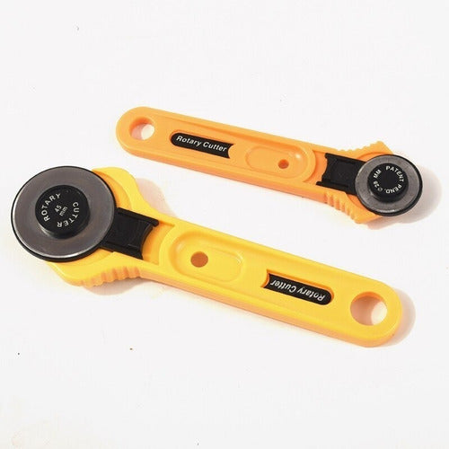2 Cutter Cortador Rotativo De 28mm Y 45mm Corta Tela Preciso