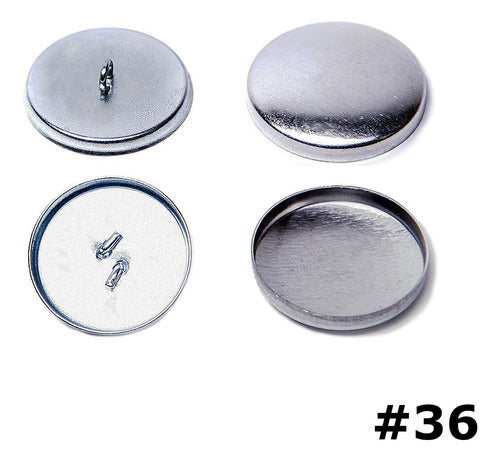 Troquel Metalico Para Forrar Botones De 23 Mm # 36