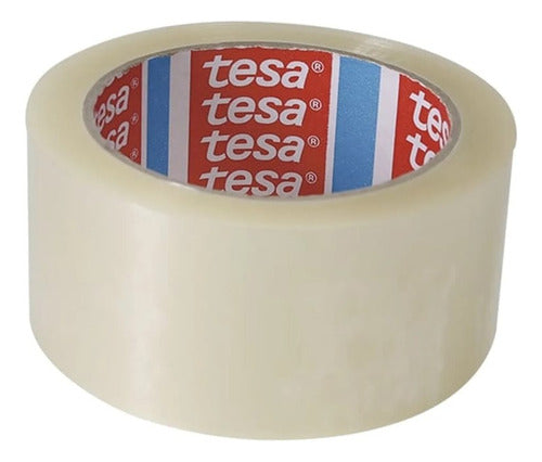 Cinta Ancha Adhesiva Transparente Tesa 48mm X 40m X 6 Und