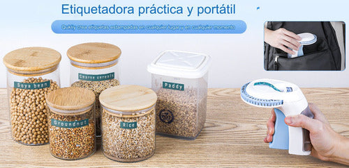 Rotuladora Etiquetadora Portatil Relieve Manual Mas 6 Cintas