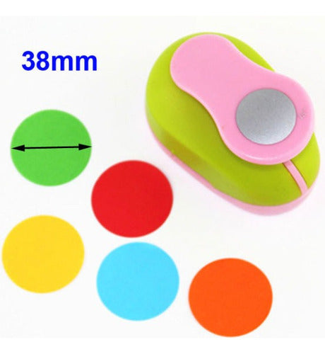Troquel Para Foamy Fomi Y Papel 38mm Circulo X Unidad