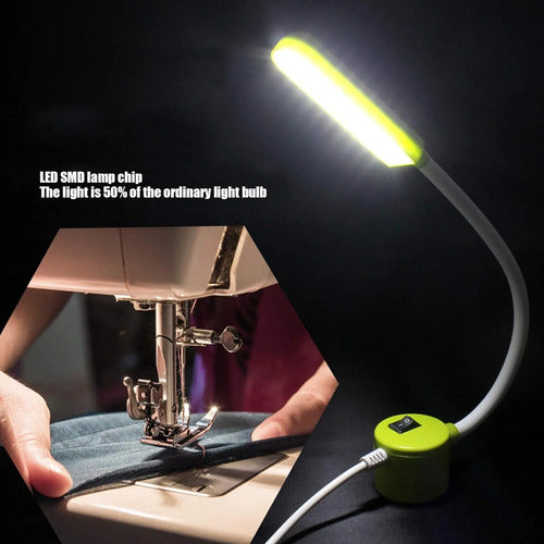 Luz Led Máquina De Coser Sujecion Magnetica Brazo Flexible