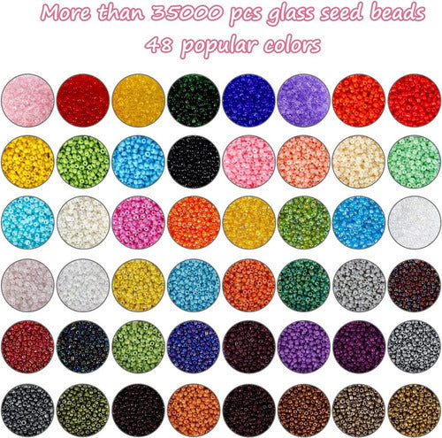 Kits Para Hacer Pulseras De Bricolaje Cuentas 35000 Piezas