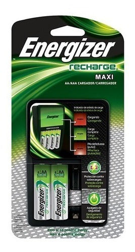 Cargador De Pila Energizer Maxi - +2 Pilas (aa) Entrada 1.2v Salida