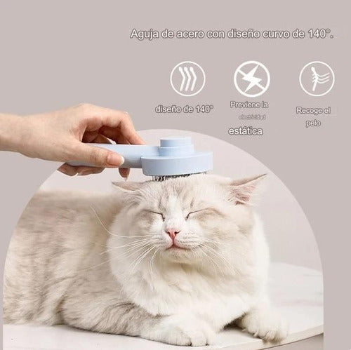 Cepillo Removedor De Pelo Cepillo Peine Para Perros Y Gatos