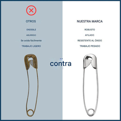 144 Ganchos Nodriza Niquel 000 Manualidades Costura Moda