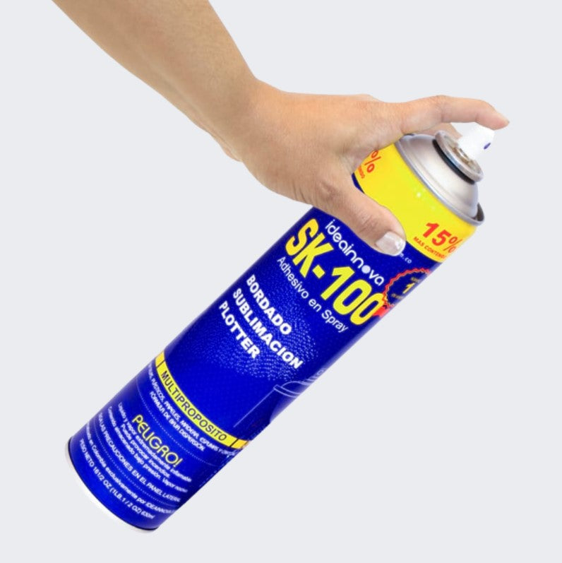 Adhesivo en Spray Pegante SK-100 Bordado,sublimacion plotter