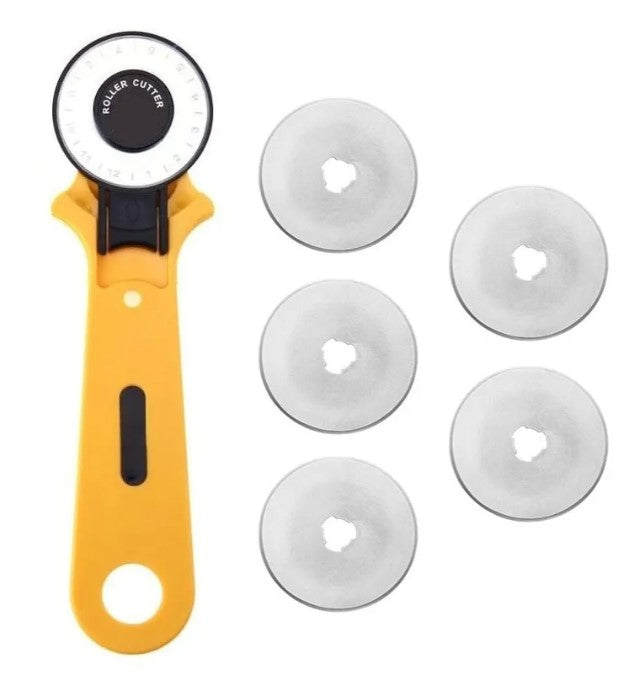 Cortador Tela Cutter Rotativo Tijera 45mm + Cuchillas