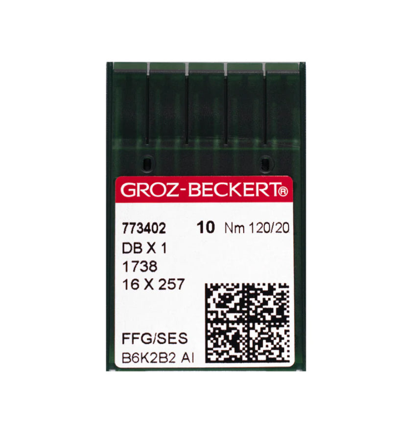 Aguja Máquina Coser Plana Industrial Groz-beckert Cubo Delgado X10 Und