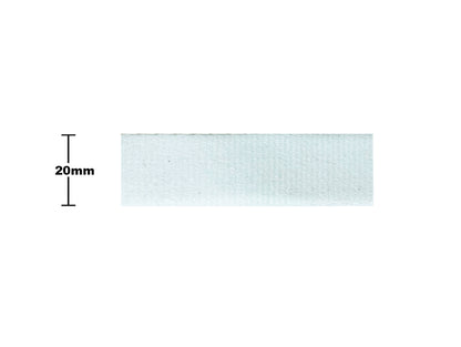 Reata Blanca Para Sublimar 20mm Rollo X 50 Metros