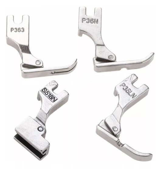 Kit Pie Prensatela Para Cremallera Máquina Coser Industrial X 4 Und
