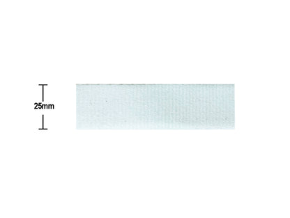 Reata Blanca Para Sublimar 25mm Rollo X 50 Metros