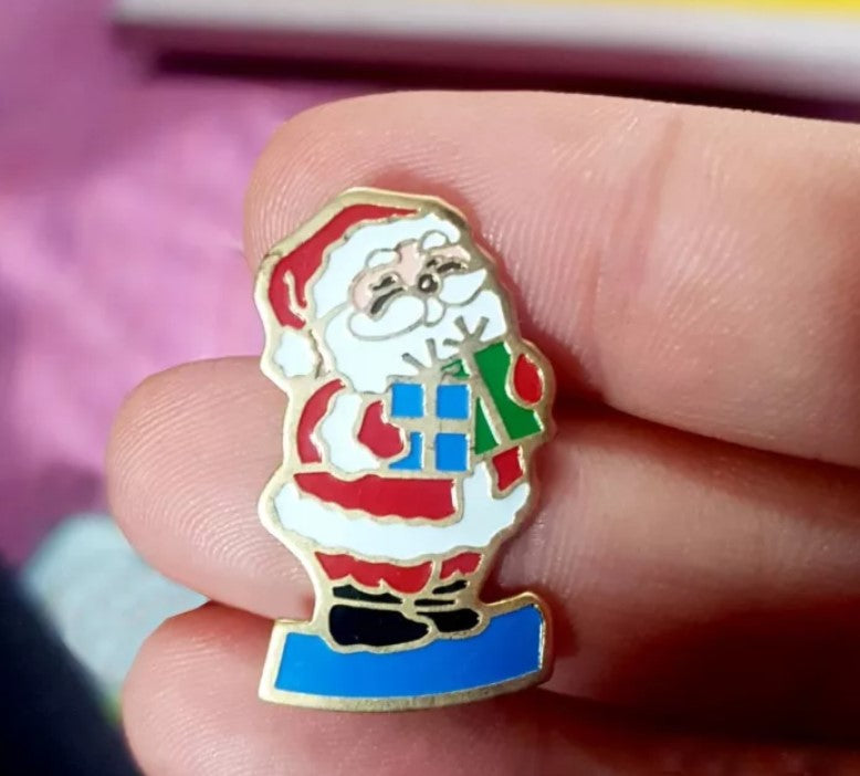 6 Pines Solapa Papa Noel Navidad Broche