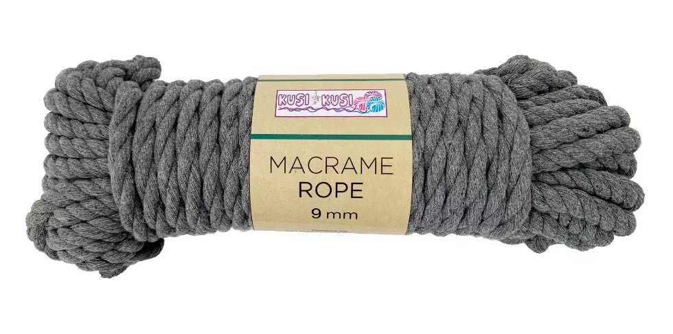 Macrame 9mm Hilo De Algodon Para Tejer 20 Metros