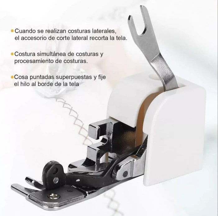 Prensatelas Cortador  Para Maquina Familiar Falso Overlock