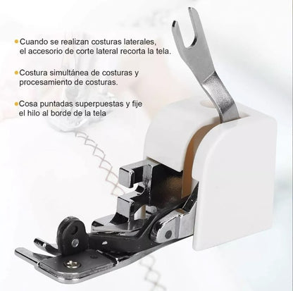 Prensatelas Cortador  Para Maquina Familiar Falso Overlock