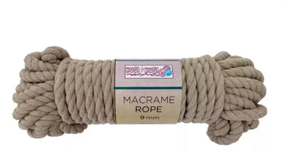 Macrame 9mm Hilo De Algodon Para Tejer 20 Metros