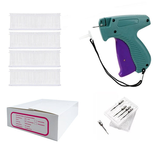 Kit para etiquetado prendas delicadas Pistola flechadora+ 5000 plastiflechas + 5 agujas 20mm