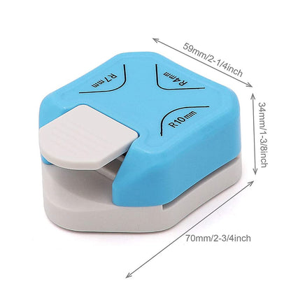 Troquel Perforadora de esquinas 3 en 1  para Scrapbooking