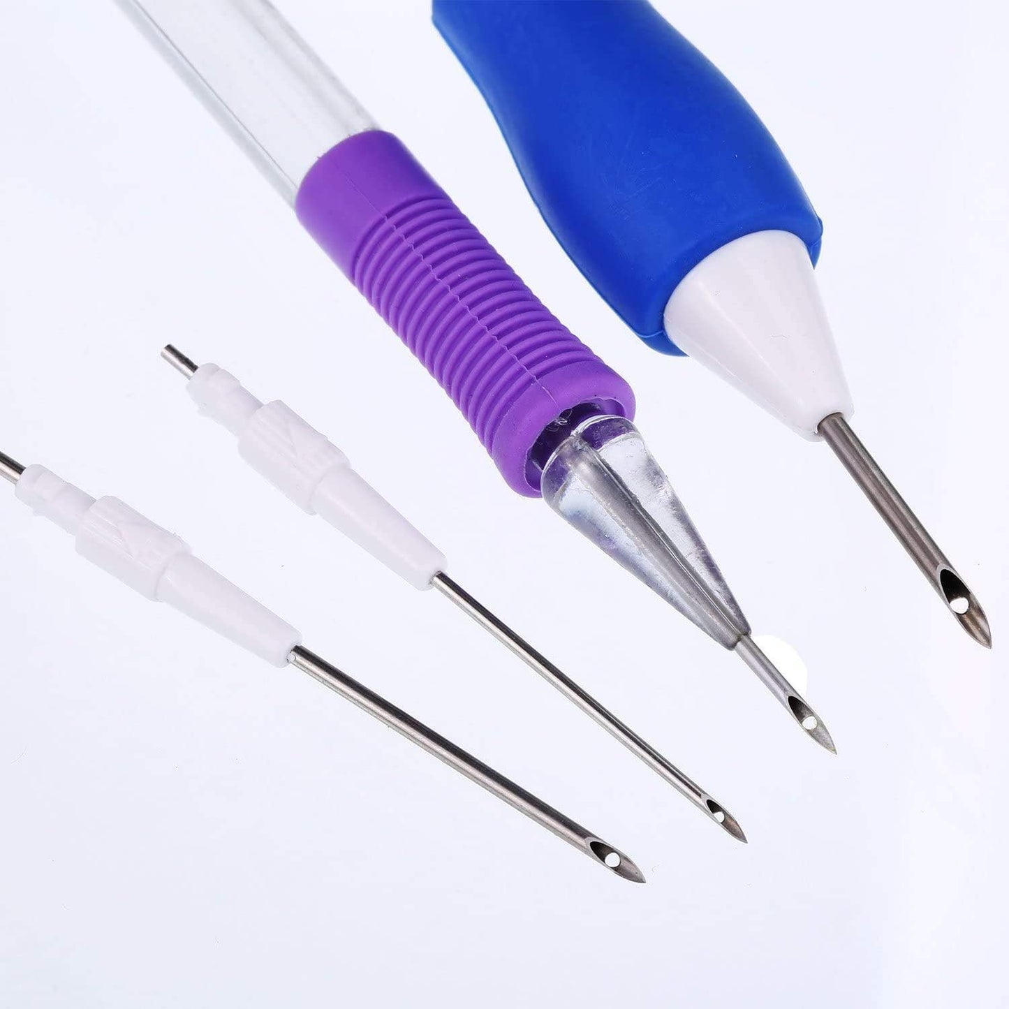 Kit De Bordado Punch Needle Magico 70 Piezas Con 50 Hilos