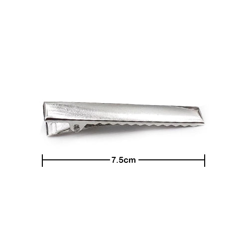 Hebillas Metalicas Para Pelo Pinza Plana 8.0 cm X 50 Unidades