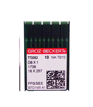 Aguja Máquina Coser Plana Industrial Groz-beckert Cubo Delgado X10 Und