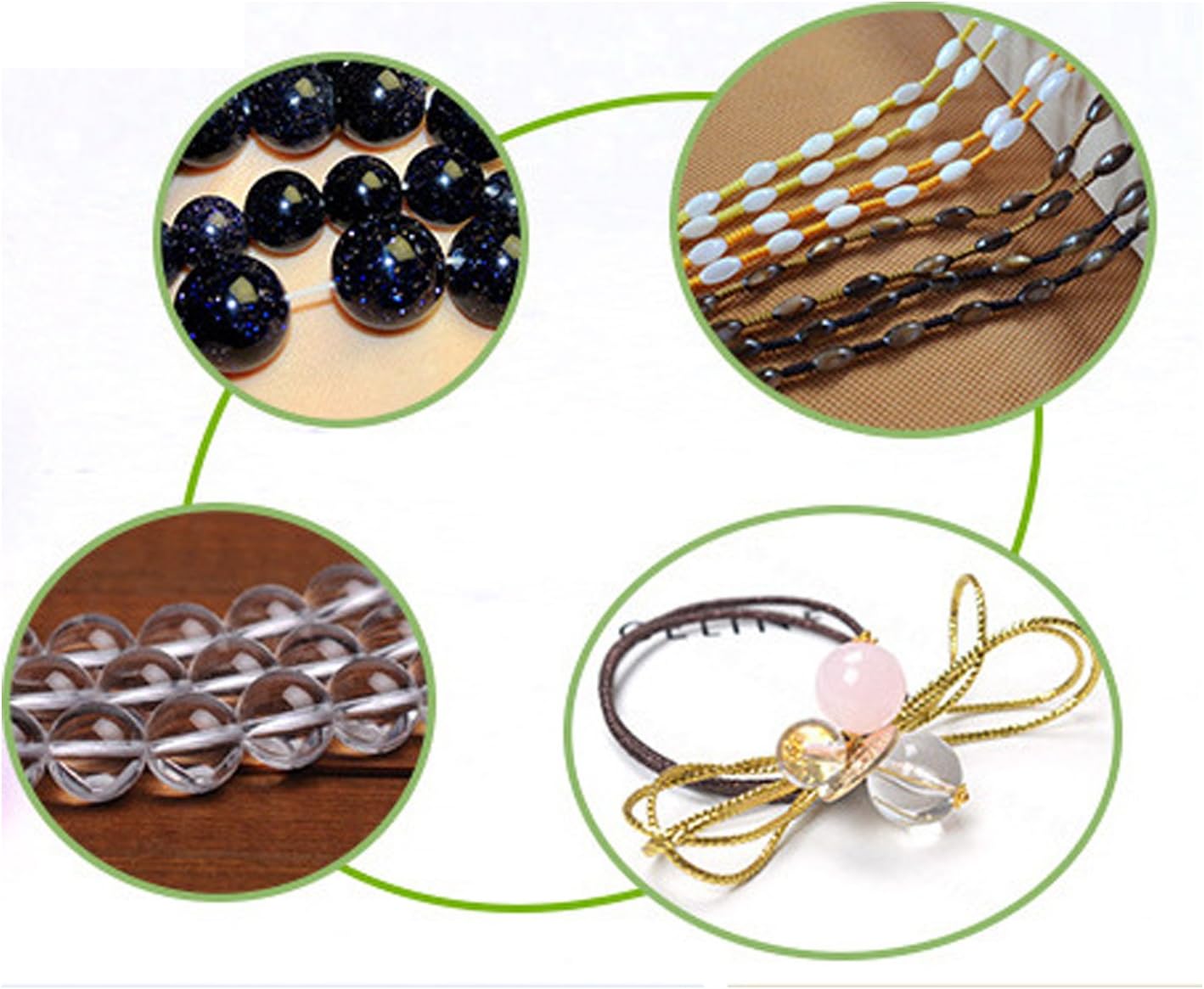 Hilo Nylon Para Joyeria Bisutería Pulseras 0.6mm Rollo X100m
