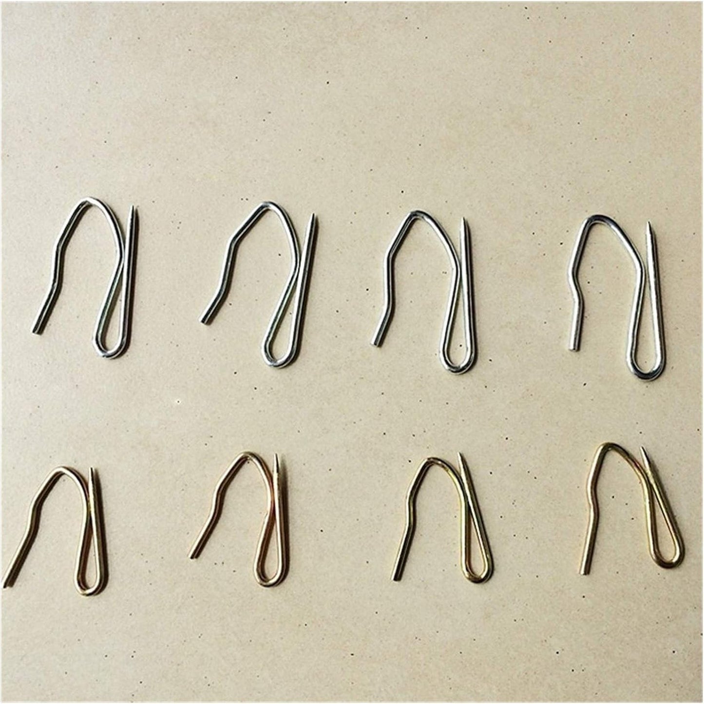 Gancho Cortinero Metalico Para Rieles X 500 Unid