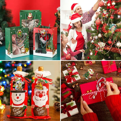 Tarjetas Para Regalos Navideñas Plegables Surtidas 24 Und