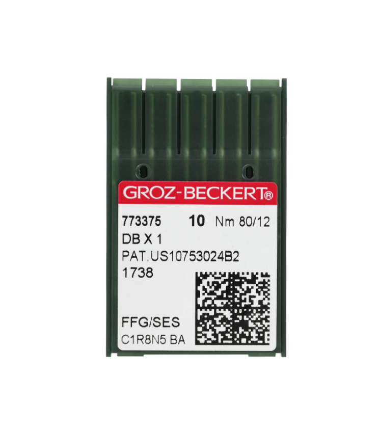 Aguja Máquina Coser Plana Industrial Groz-beckert Cubo Delgado X10 Und