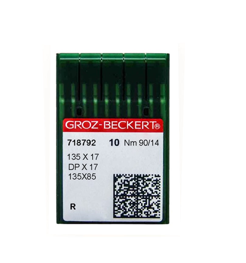 Aguja Máquina Coser Plana Industrial Groz-beckert Cubo Grueso X10 Und 90-14