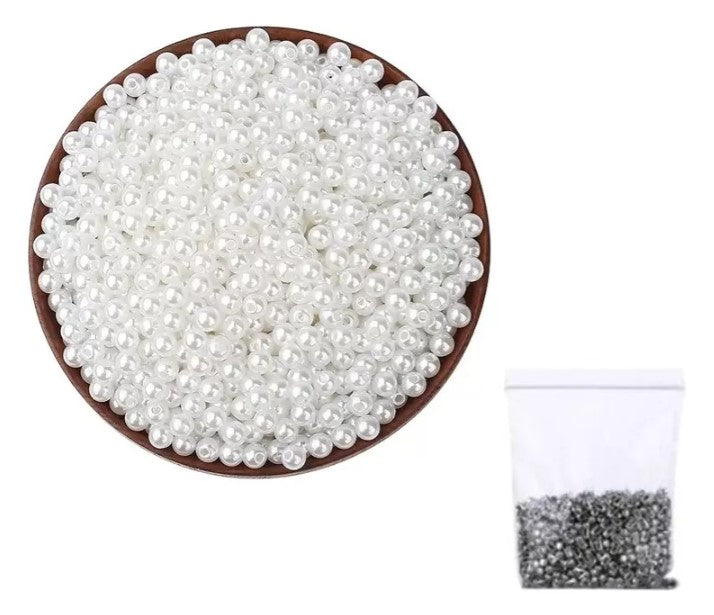 Perlas Para Maquina Remachadora 6mm X 4000 Unidades