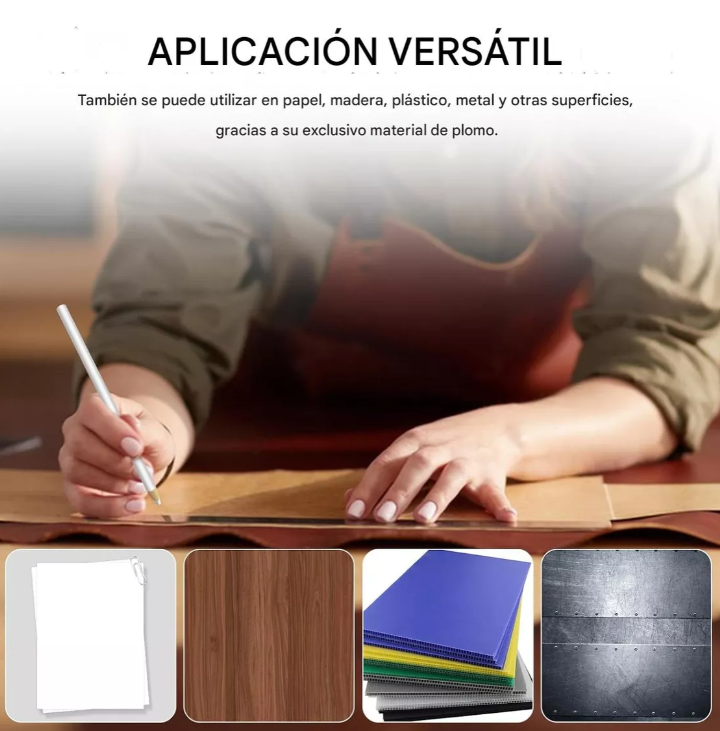 Tiza En Lapiz Para Modisteria Blanca X5 Unidades