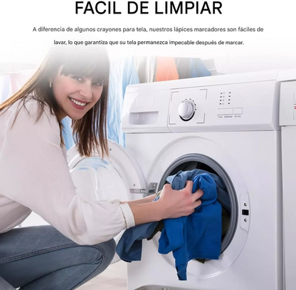Tiza En Lapiz Para Modisteria Blanca X5 Unidades