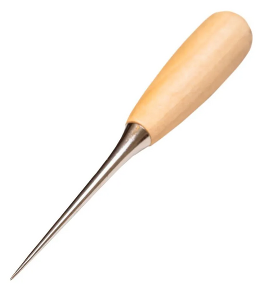 Punzon Lezna Mango Madera Para Modisteria Y Cuero X 1 Und