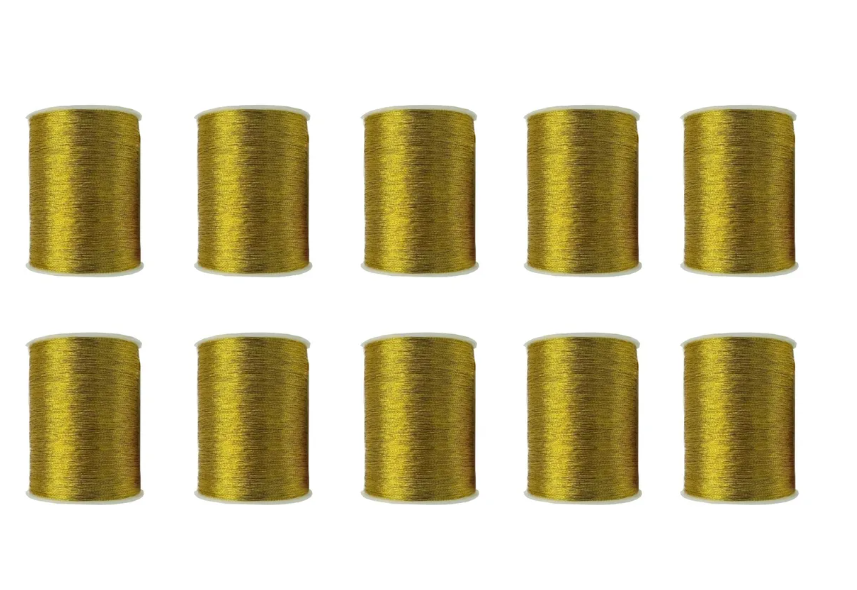 Hilo Metalizado Para Bordar Para Manualidades X 20 Unid