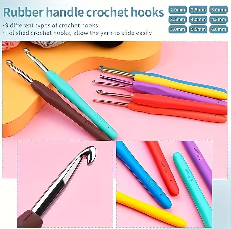 Kit De Agujas De Ganchillo Y Accesorios Para Tejer