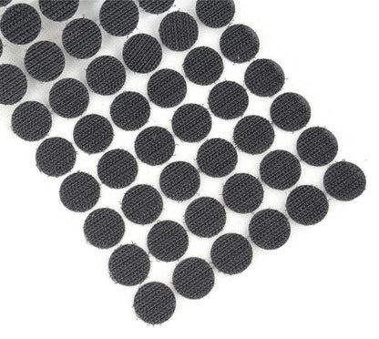 Velcro Puntos Autoadhesivos 1.5cms Para Oficina Casa X144un Negro