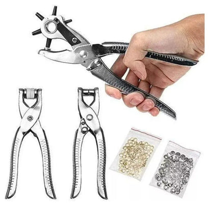 Kit Pinzas Ojaletes  Broches escobil y Sacabocados  X 43 Piezas