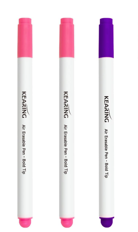Marcador Borrable Kearing Tela Para Costura X 3 Unid