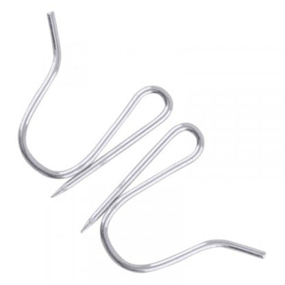 Gancho Cortinero Metalico Para Rieles X 500 Unid