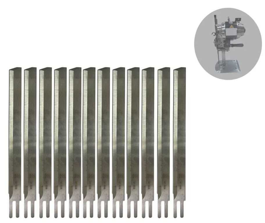 Cuchillas Maquina Corte Tela Vertical 8 Pulgadas X12 Unid