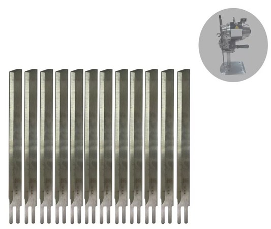 Cuchillas Maquina Corte Tela Vertical 8 Pulgadas X12 Unid