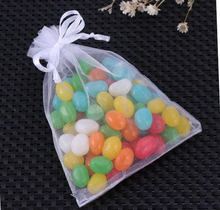 Bolsa De Organza 12cmx 9cm Paquete X 100und