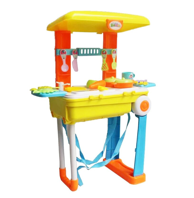 Cocina Infantil 2 En 1 En Maleta Con Ruedas Y Asa Extensible Agregar a favoritos